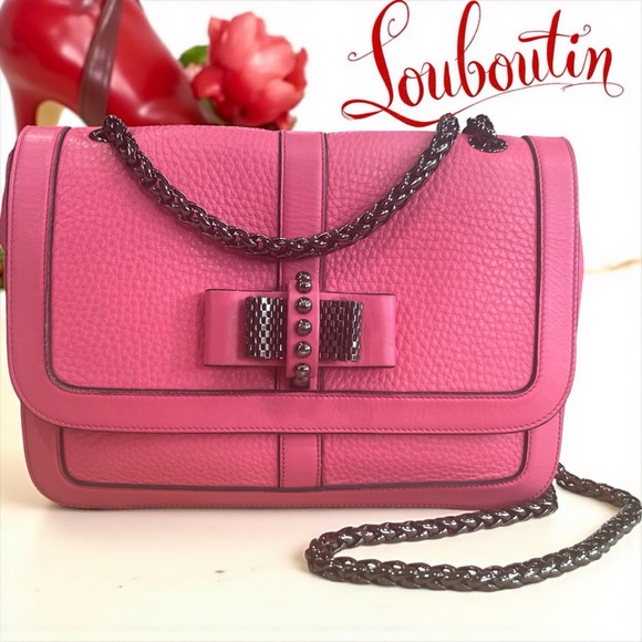 Christian Louboutin Sweet Charity PINK Shoulder Bag EUC BEAUTY 🩷 - Picture 1 of 16